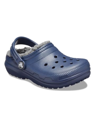 Crocs Chodaki "Classic Lined" w kolorze granatowym
