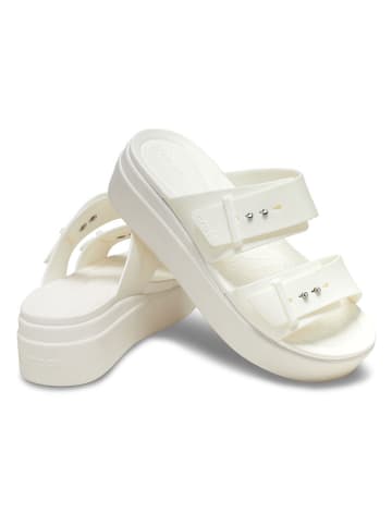 Crocs Klapki w kolorze białym