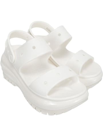 Crocs Sleehaksandalen "Mega Crush" wit