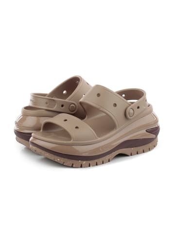 Crocs Sandalen "Mega Crush" in Beige