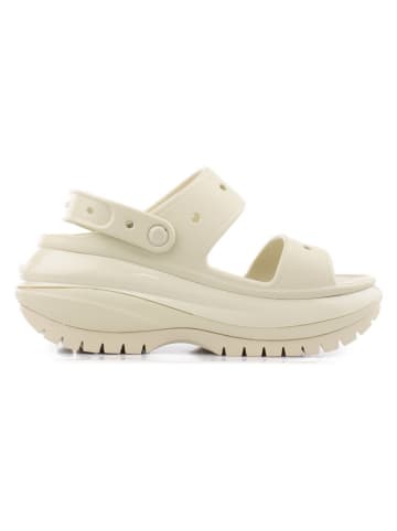 Crocs Keilsandaletten "Mega Crush" in Beige
