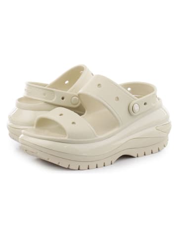 Crocs Sleehaksandalen "Mega Crush" beige