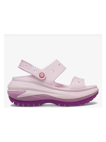Crocs Sandały "Mega Crush" w kolorze jasnoróżowym na koturnie