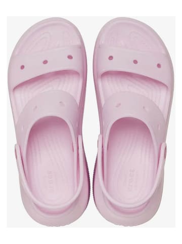 Crocs Sleehaksandalen "Mega Crush" lichtroze