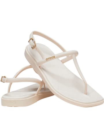 Crocs Zehensandalen "Miami" in Creme