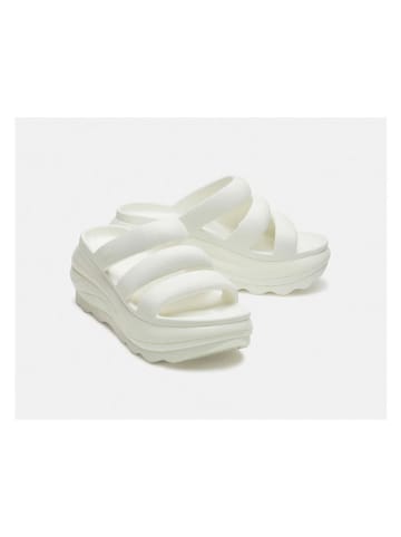 Crocs Keilpantoletten "Mega Crush" in Creme