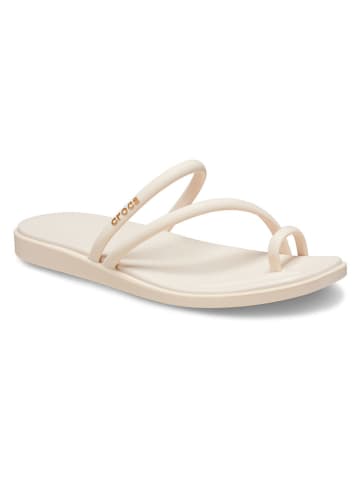 Crocs Zehentrenner in Beige