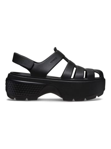 Crocs Sandaletten "Stomp Fisherman" in Schwarz