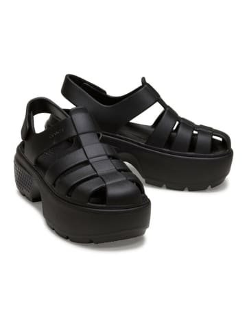 Crocs Sandaletten "Stomp Fisherman" in Schwarz