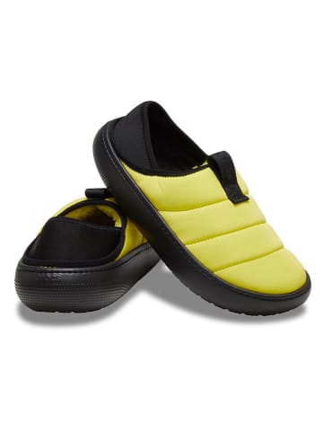 Crocs Slipper in Gelb/ Schwarz