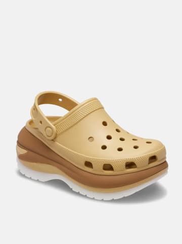 Crocs Chodaki "Mega Crush Matte" w kolorze beżowym