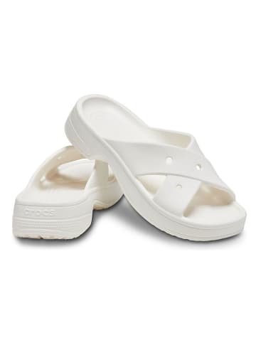Crocs Klapki w kolorze białym