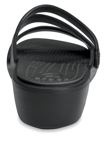 Crocs Klapki "Patricia" w kolorze czarnym