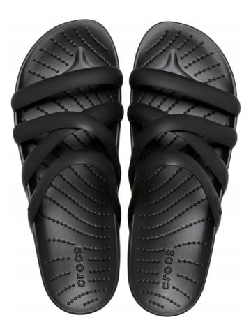 Crocs Klapki "Splash" w kolorze czarnym