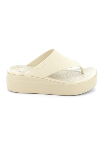 Crocs Zehentrenner "Brooklyn" in Creme