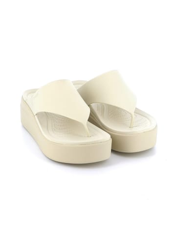 Crocs Zehentrenner "Brooklyn" in Creme