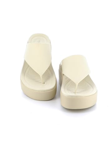 Crocs Zehentrenner "Brooklyn" in Creme