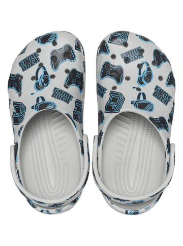 Crocs Crocs "Classic Game Over" in Grau/ Schwarz/ Hellblau