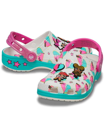Crocs Chodaki "LOL Surprise BFF" w kolorze biało-różowym