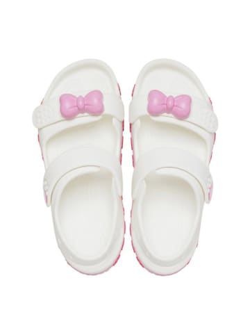 Crocs Sandalen "Cruiser Pet" in Weiß/ Rosa