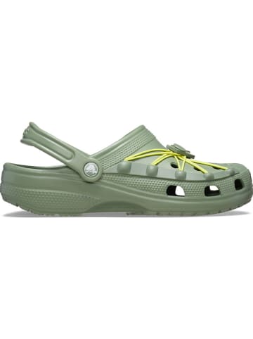 Crocs Chodaki "Lockdown" w kolorze zielonym