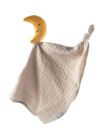 Sterntaler® Schmusetuch "Mond" in Beige/ Gelb - ab Geburt