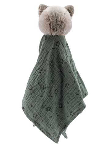 Sterntaler® Schmusetuch "Katze" in Grün/ Grau - ab Geburt