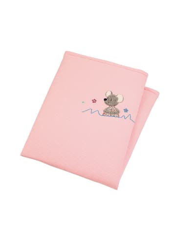Sterntaler® Babydecke "Mabel" in Rosa - (L)100 x (B)75 cm
