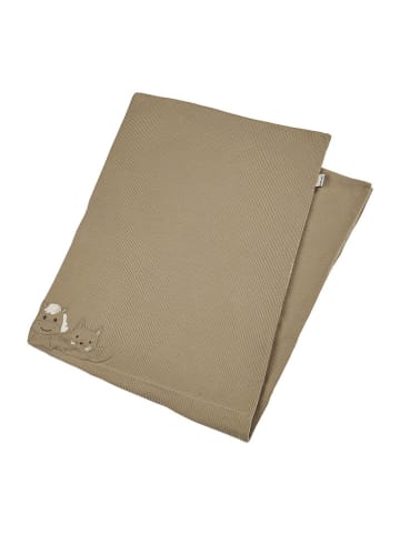 Sterntaler® Babydecke "Bauernhof" in Hellbraun - (L)100 x (B)75 cm