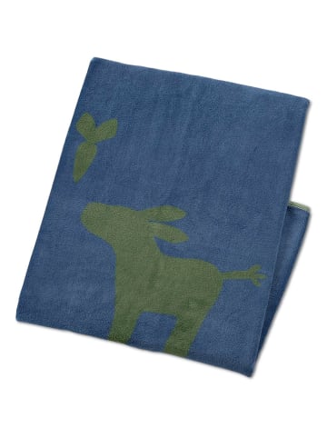 Sterntaler® Babydecke "Emmis Garden" in Blau - (L)100 x (B)75 cm