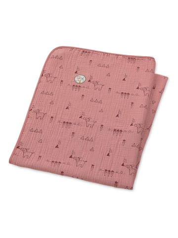 Sterntaler® Musselin-Decke "Emmis Garden" in Rosa - (L)120 x (B)120 cm