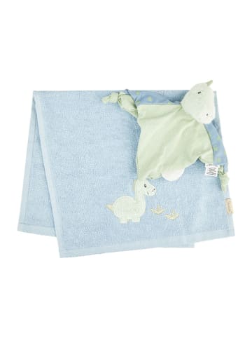 Sterntaler® 2tlg. Geschenkset "Dino Rexi" in Grün/ Hellblau - ab Geburt