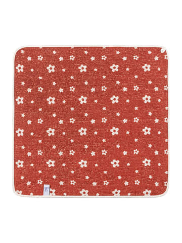 Sterntaler® Kapuzenbadetuch "Sunny" in Weiß/ Rot