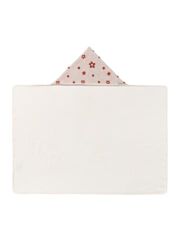 Sterntaler® Kapuzenbadetuch "Bauernhof" in Weiß/ Beige