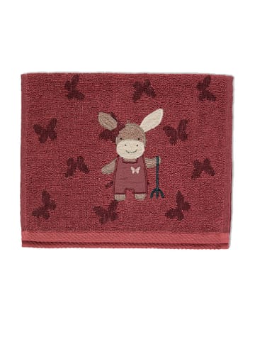 Sterntaler® 2er-Set: Kinderhandtücher "Emmily" in Bordeaux - (L)50 x (B)30 cm