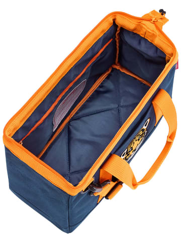 Reisenthel Weekender "Allrounder XS" in Dunkelblau/ Orange - (B)27 x (H)21 x (T)12 cm
