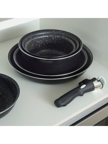 Brandt 4-delige set: braadpannen grijs