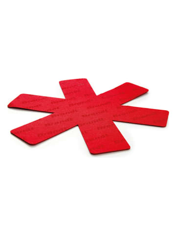 Brandt 3-delige set: panbeschermers rood - Ø 35 cm