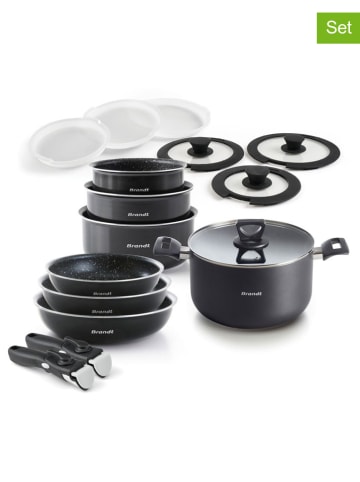 Brandt 16-częściowy zestaw w kolorze czarnym