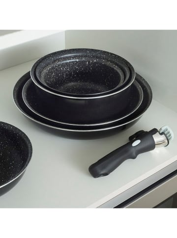 Brandt 10tlg. Kochgeschirr-Set in Schwarz