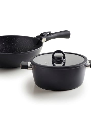 Brandt 7-delige kookgereiset zwart