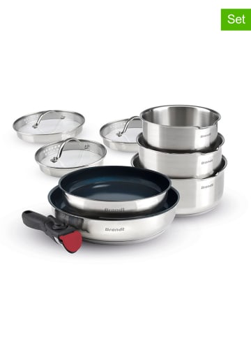 Brandt 9-częściowy zestaw w kolorze srebrnym