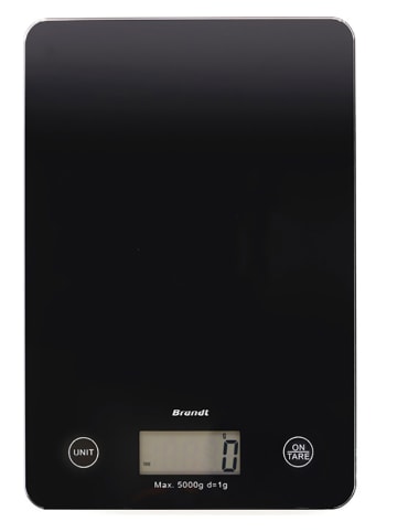 Brandt Waga kuchenna w kolorze czarnym
