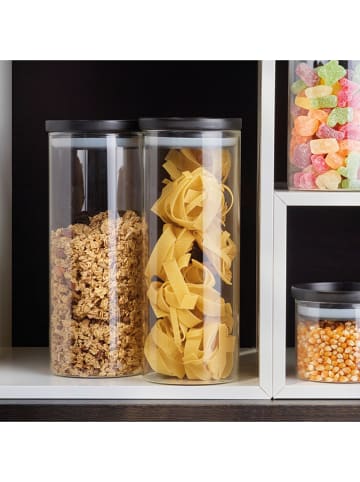 Brandt 2er-Set: Vorratsdosen in Transparent/ Grün - 2 l