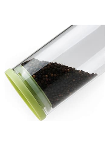 Brandt 2-delige set: voorraaddozen transparant/groen - 2 l