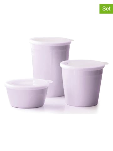 Brandt Pojemniki (3 szt.) w kolorze fioletowym