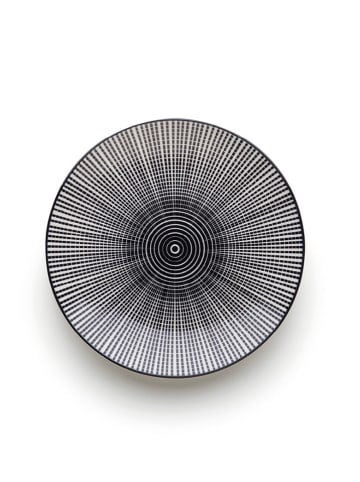 Brandt 4-delige set: dessertborden wit/zwart - Ø 19,2 cm