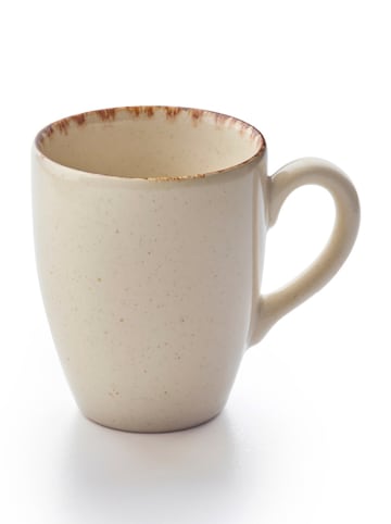 Brandt Kubki (6 szt.) w kolorze beżowym - wys. 12 x Ø 8,5 cm