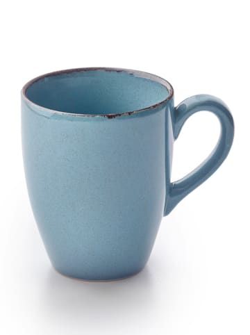 Brandt 6-delige set: koppen blauw - (H)12 x Ø 8,5 cm