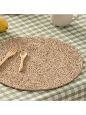 GAMUSI 2-delige set: placemats "Araya" beige